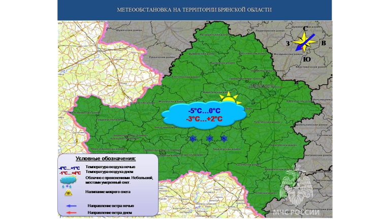 В понедельник 3 февраля брянцам обещают снег и +2 градуса