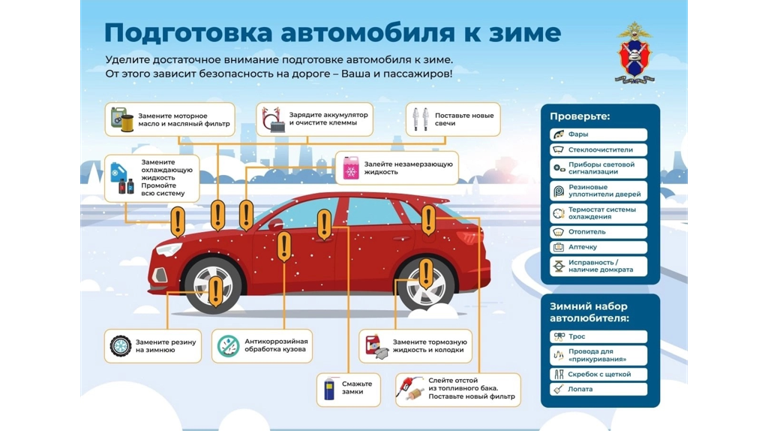 Брянская ГИБДД: как подготовить автомобиль к зиме