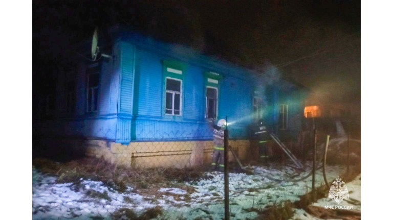 При пожаре в Трубчевском районе погибла 87-летняя женщина