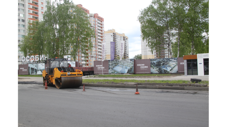 В Брянске продолжается капремонт участка улицы Горбатова