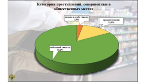 В 2024 году брянцы совершили 4326 преступлений в общественных местах