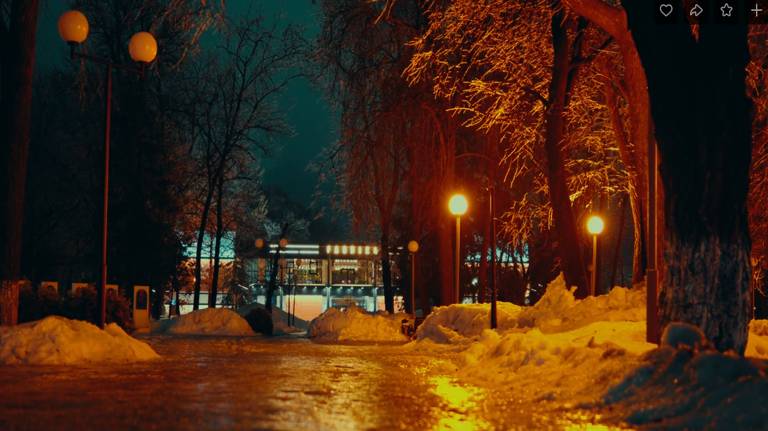 Брянск оказался в ледяном плену