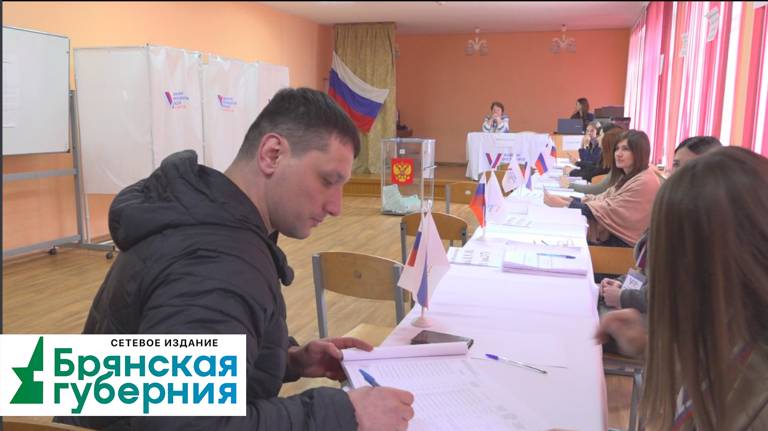 Брянский самбист Артём Осипенко проголосовал на выборах президента России