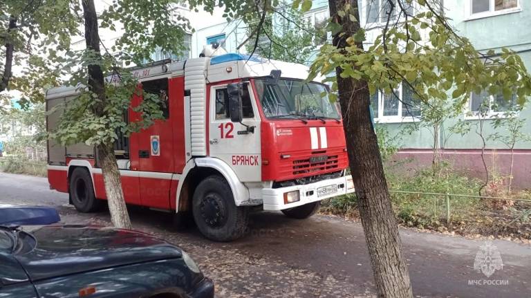 В Брянске потушили пожар в квартире многоэтажки по улице Дружбы