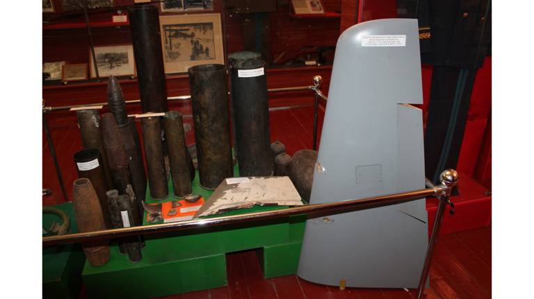 Суземский музей пополнился крылом украинского беспилотника 