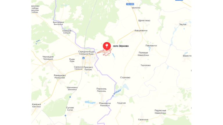 Брянское село Зерново вновь оказалось под прицелом украинских террористов
