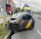 На проспекте Московском в Брянске такси врезалось в столб: двое пострадали