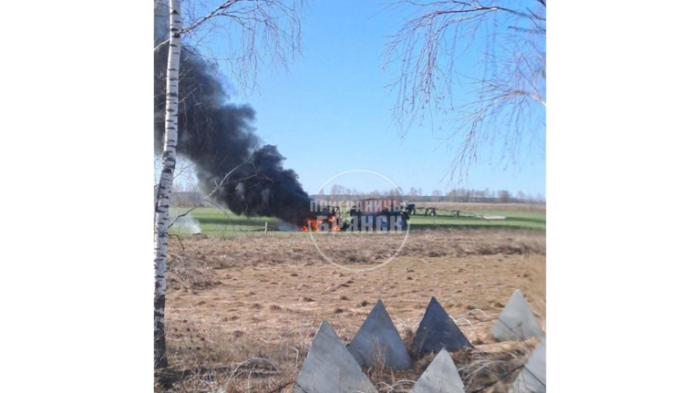 Опубликована фотография атакованного ВСУ трактора на Стародубщине