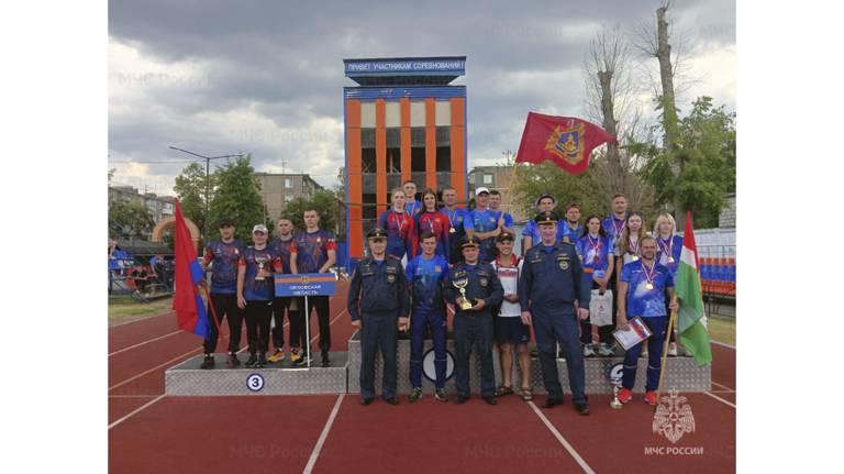 В Брянске прошел чемпионат области по пожарно-спасательному спорту