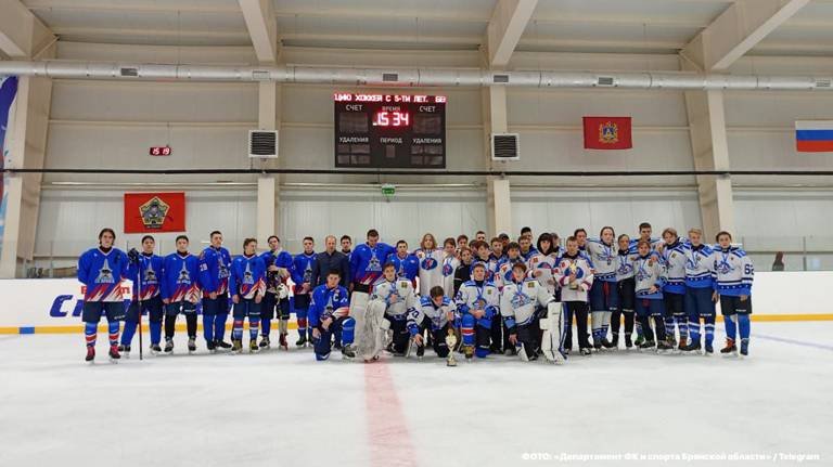 В Брянской области состоялась финальная серия игр Кубка губернатора по хоккею