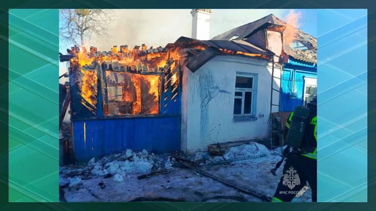 В брянском селе Супонево при пожаре в доме никто не пострадал
