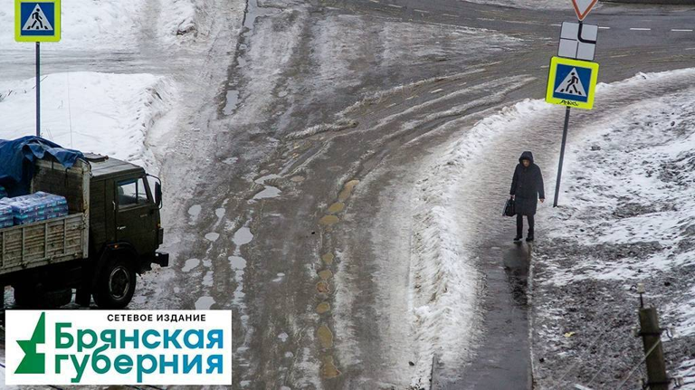 МЧС предупредило брянцев о снеге с дождём и гололедице 22 ноября