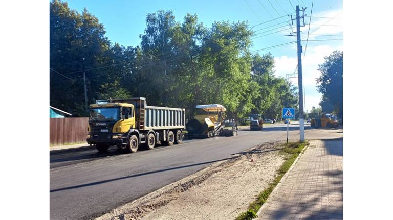 В Жуковке Брянской области ремонтируют улицу Заводской проезд