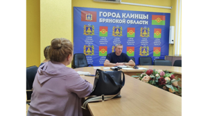 Мэр Клинцов Евтеев провел личный прием граждан