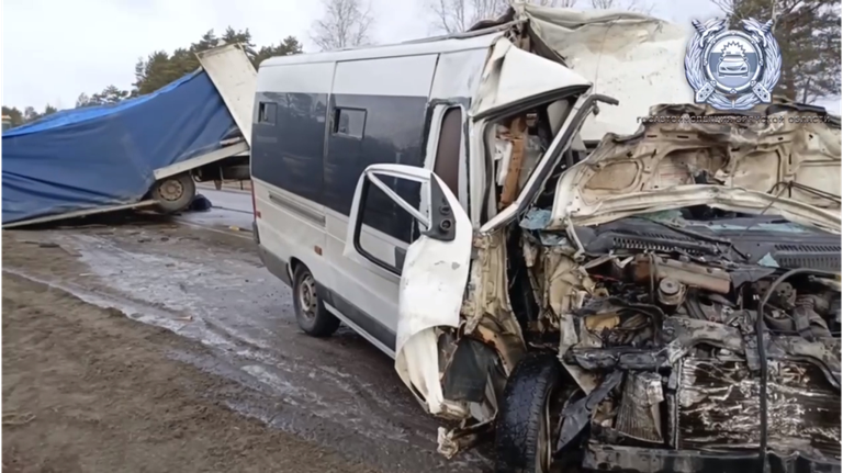 Обнародовано видео последствий жуткого ДТП под Карачевом