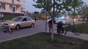 В брянском ЖК «Мегаполис» легковушка сбила девочку на велосипеде