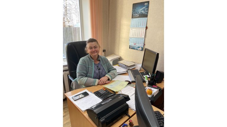 Тамара Бабакова из Мглина прошла обучение и получила должность бухгалтера