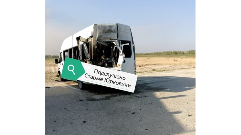 Дрон ВСУ влетел в маршрутку агрохолдинга в Климовском районе
