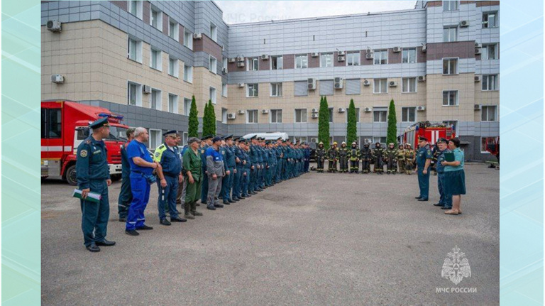 В брянской таможне прошли пожарно-тактические учения