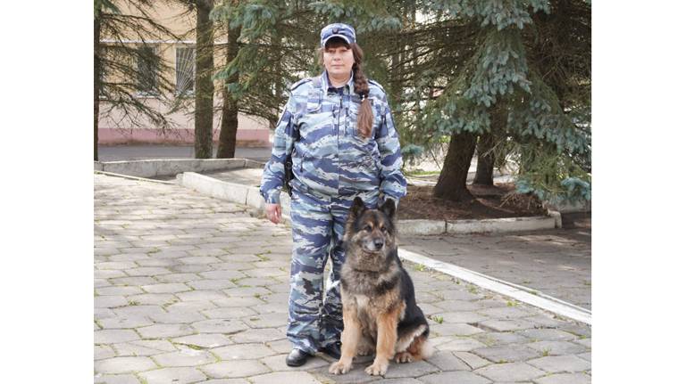 В Брянске полицейская овчарка нашла тайник с оружием и боеприпасами в частном доме