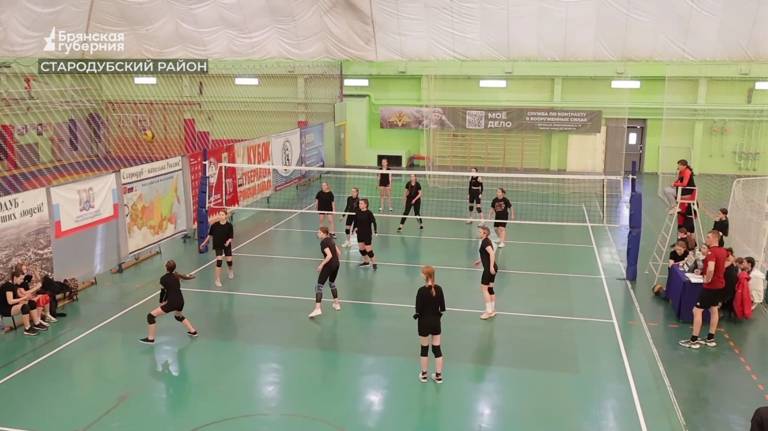 В Стародубе прошёл турнир по волейболу на кубок Георгия Лобуса (ВИДЕО)