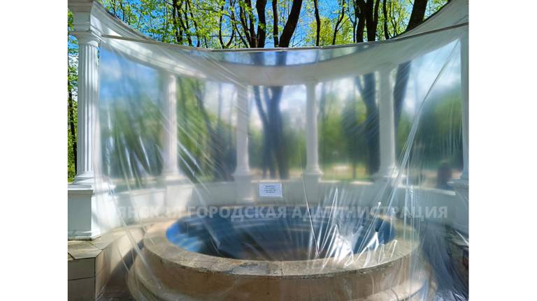В парке имени Толстого в Брянске отремонтируют ротонду с фонтаном