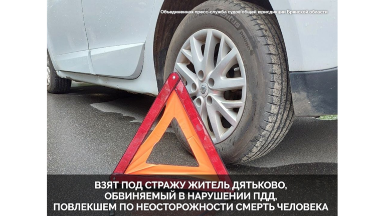 В Дятьково виновника смертельного ДТП арестовали на два месяца