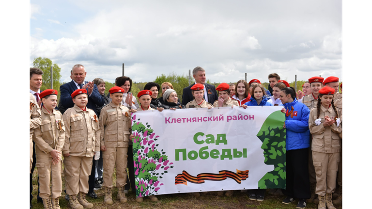 В Клетнянском «Саду памяти» будут расти 170 вишнёвых деревьев В Клетнянском «Саду памяти» будут расти 170 вишнёвых деревьев