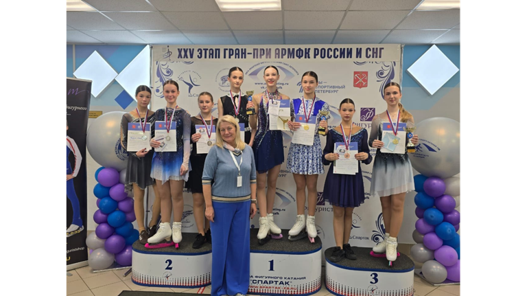 Брянские фигуристки завоевали россыпь наград на турнире «Белые ночи»