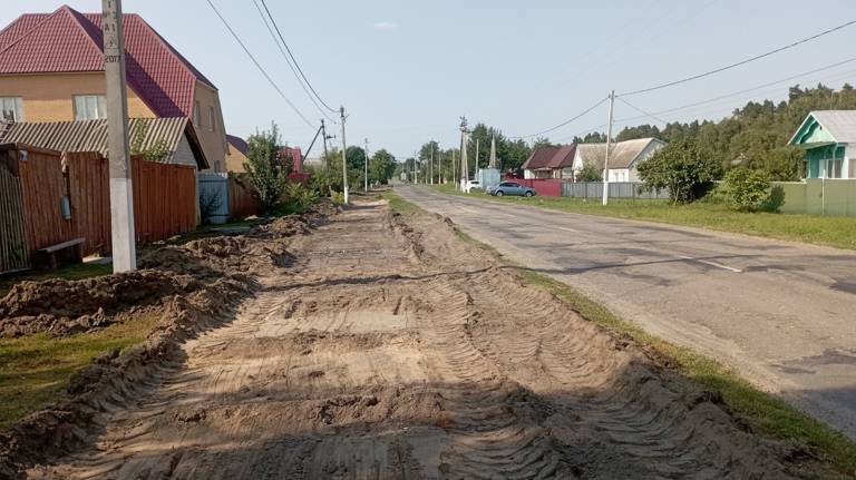 В брянском посёлке Локоть построят тротуары по улицам Лесной, Маркова и Механизаторов