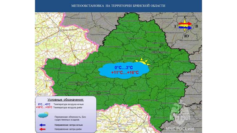 В Брянской области 10 мая ожидаются заморозки до -3 градусов