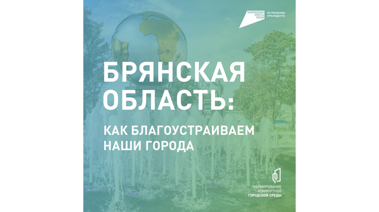 До 12 июня жители Брянщины могут выбрать объекты для благоустройства
