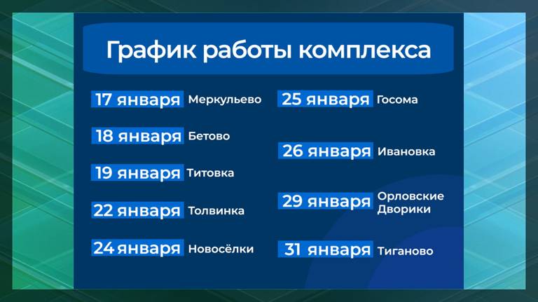 Передвижной медицинский комплекс примет пациентов в Брянском районе