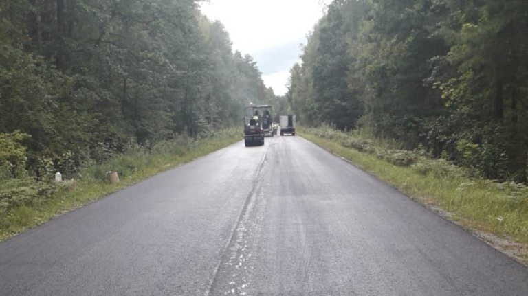 На дороге к брянским Синезёркам появились тротуары