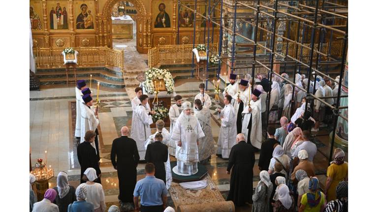 Православные брянцы отмечают Вознесение Господне