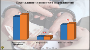 С начала года в Брянской области выявлено 746 экономических преступлений