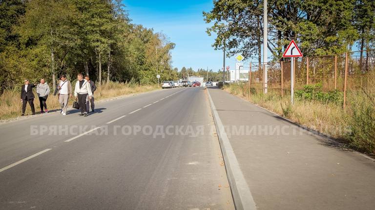 В Брянске дорогу к новому военному госпиталю построили с недостатками