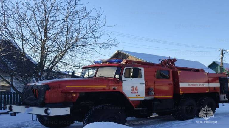 В Жуковке вспыхнул частный жилой дом