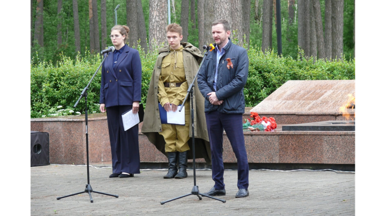 В Сельцо состоялся митинг, посвященный Дню памяти и скорби