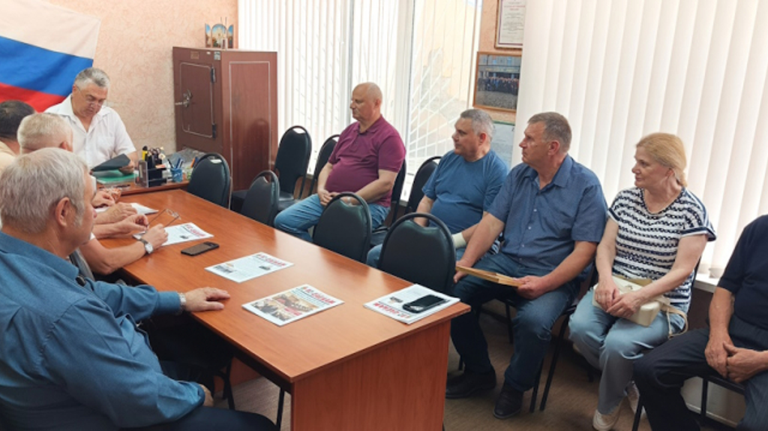 В Брянске состоялось заседание организации ветеранов городского УМВД