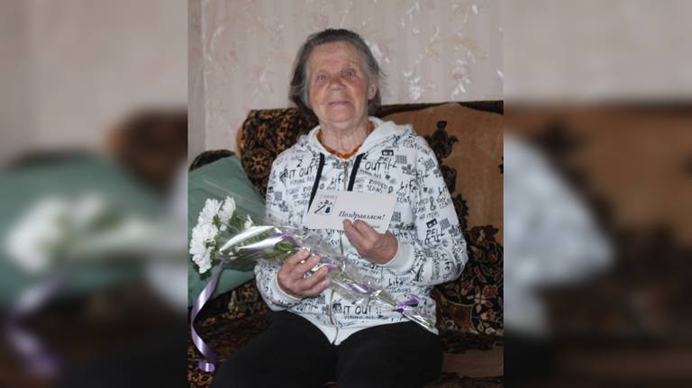 Жительница Клетнянского района Брянской области отметила свое 90-летие