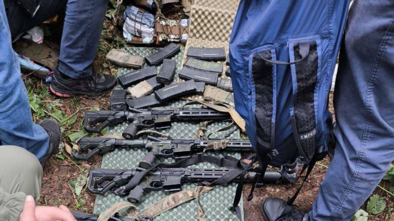 Часовой украинской ДРГ уснул прямо в брянском лесу