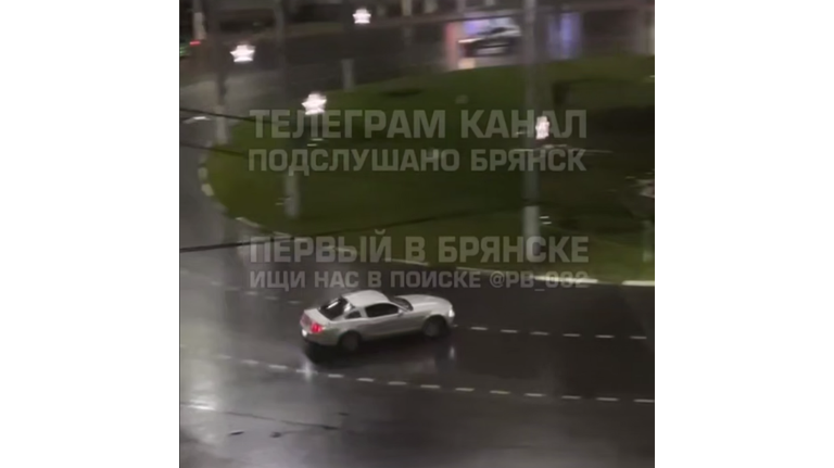 В Брянске любителя ночного дрифта оштрафовали на 11,5 тысячи рублей