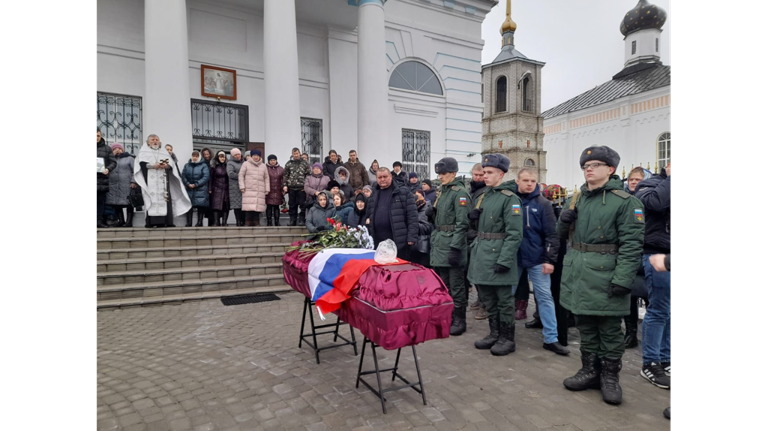 В Мглинском районе проводили в последний путь героя СВО Дионисия Гулакова