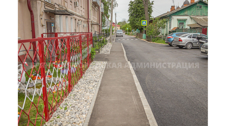 В Бежицком районе Брянска полностью обновили улицу Доменную