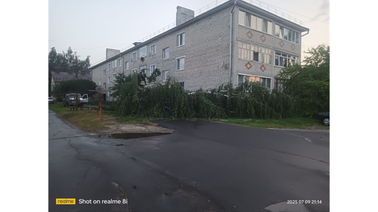 По юго-западу Брянщины прокатился мощный ураган