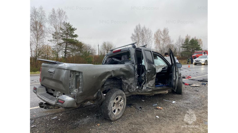 В Комаричском районе произошла массовая авария, потребовалась помощь спасателей