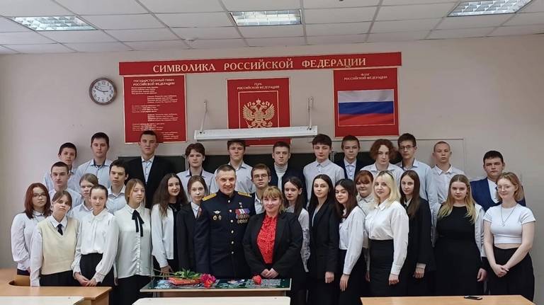 Герой России Андрей Фроленков рассказал клинцовским школьникам о штурме Чернобыльской АЭС