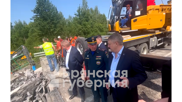 Богомаз: на месте взорванного моста будет построен новый путепровод