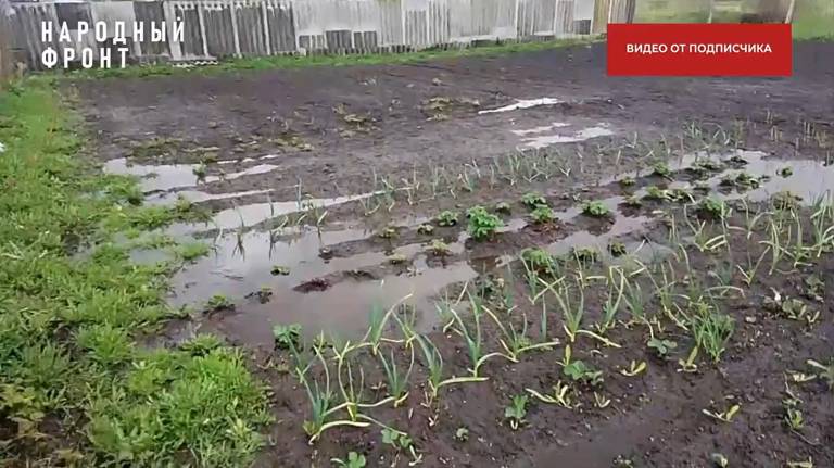 В посёлке Локоть на дороге к очистным сооружениям забыли про ливнёвку